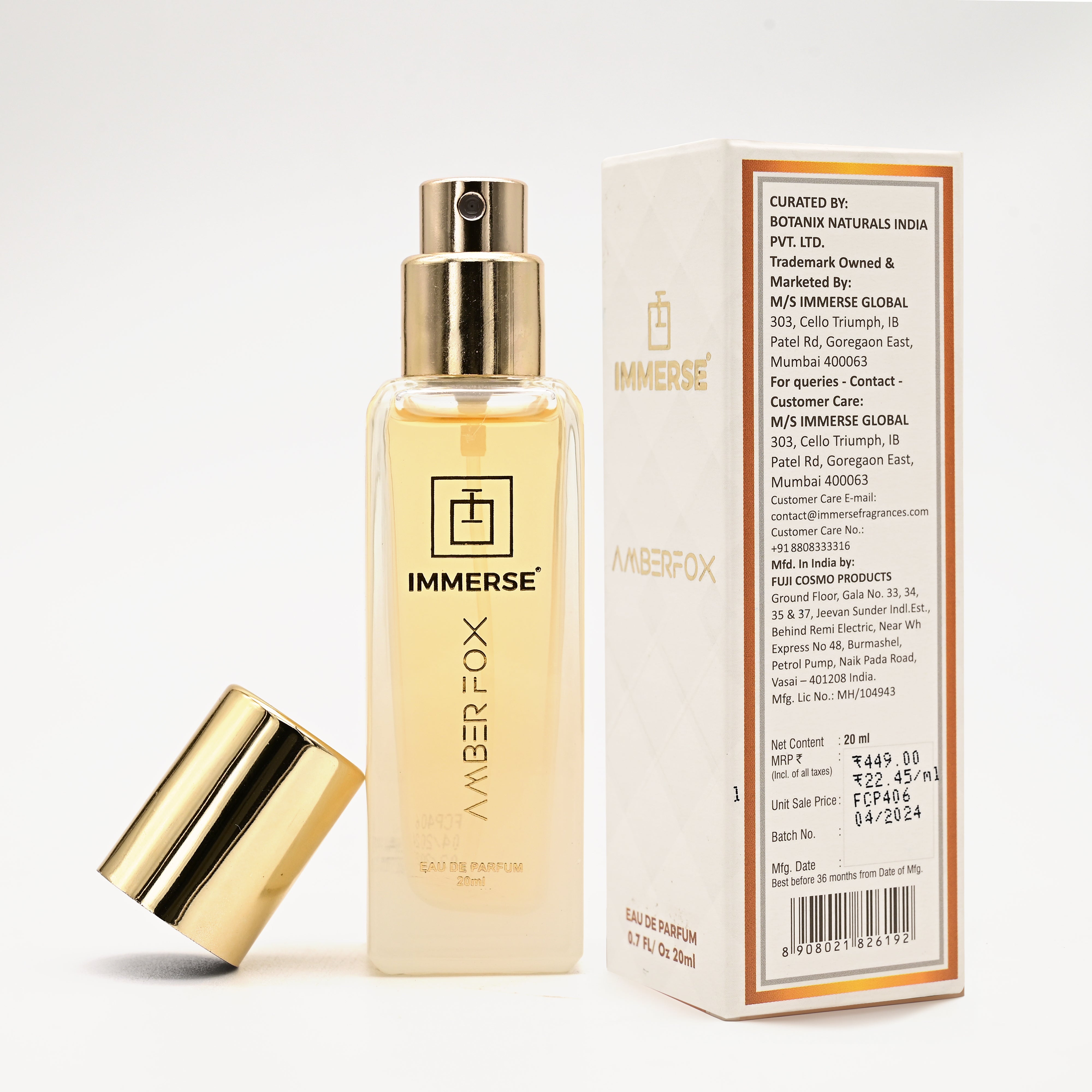 Eau De Parfum | AMBERFOX (20 ML)